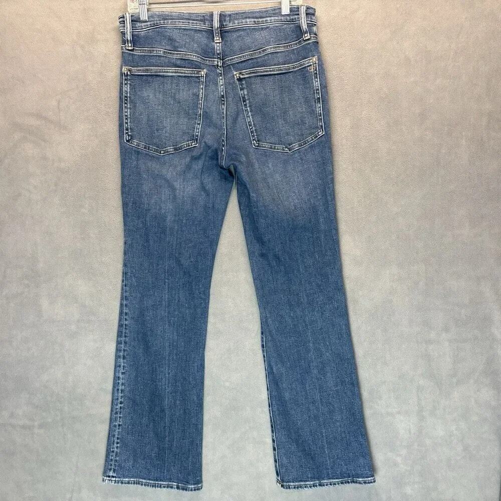 Madewell Kick Out Full Length Denim Jeans Sz. 30 Devito Medium Wash View 6